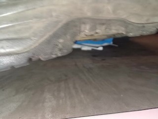 Модель самолета раздавлена и подпрыгнула под твердой пеной, 91кг 👣👣