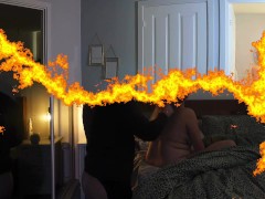 Training Zero Femdom Real Married Couple Life Slave BDSM Bondage Piss Toilet Bathroom Homemade Milf