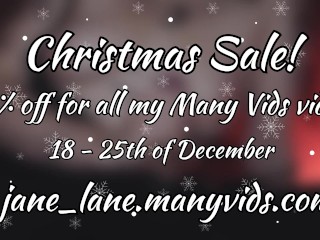CHRISTMAS MANY VIDS SALE!