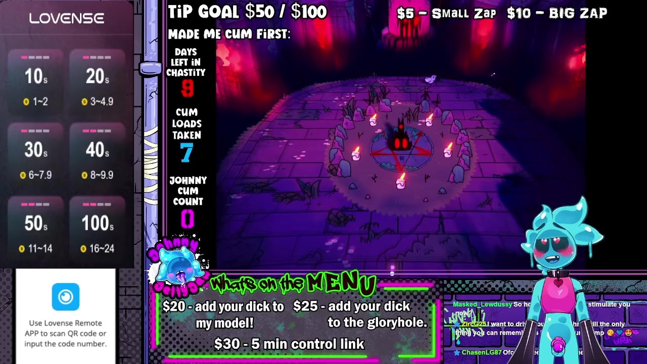 Gay Slime Femboy Plays Cult of the Lamb with Buttplug integration