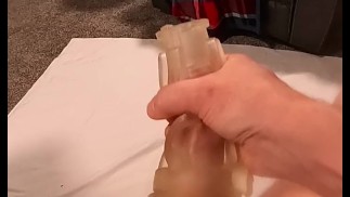 Solo Fleshlight Cumshot