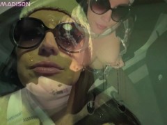 Car BLOWJOB with CUMWALK before Shopping