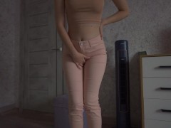 Desperation Pee In Jeans! Pants Wetting - Screenshot 1 of 16 - Desperate