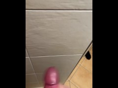 Cumming against wall