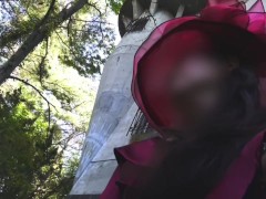廃墟城の舞踏会を抜け出した赤い貴婦人の淫らな背徳遊戯 - Screenshot 10 of 16 - 熟女