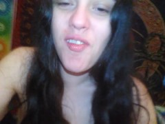 No Makeup Emo Girl Slut Talking About Random Emotional Things That Make Her HFO Spontaneous Orgasm