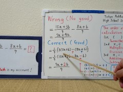 (5a+b)/3-(8a+b)/9.[JapanMath](lesbian) - Screenshot 6 of 16 - Female Orgasm