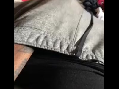 Hitting my dick in my pants