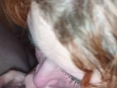 Дикая любительская ебля с рыжей красавицей в сауне