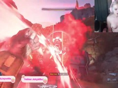 Naked Gamer Girl Live Stream - Screenshot 14 of 16 - Playing Video Games