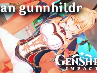 JEAN GUNNHILDR GENSHIN IMPACT ДАРИТ ВАМ ЛУЧШЕЕ ВРЕМЯ В ВАШЕЙ ЖИЗНИ - HENTAI [DELUXE] БЕСПЛАТНО