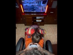 I Suck Your FAT COCK😈 While My Stepbro Plays PS5🎮