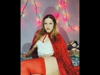 Merry Рождество 2024! Посмотри, что Santa мне дал папа! Я сквиртую, кончаю, и ты услышишь мой голос