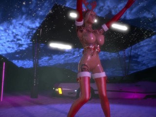 My 3D Step Mom Wishes you a Merry Christmas (3D Animation)