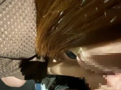トイレでオナニー中に撮影者が勃ってしまったのでフェラしちゃいました/オナニー/フェラ/素人/日本人/カップル/陰毛 - Screenshot 13 of 16 - Blowjob