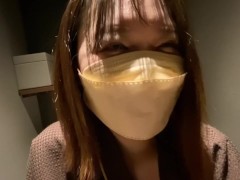 トイレでオナニー中に撮影者が勃ってしまったのでフェラしちゃいました/オナニー/フェラ/素人/日本人/カップル/陰毛 - Screenshot 3 of 16 - Blowjob