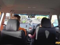 Fake Driving School Her big 34F TITS Bouncing during driving lesson evaluation 2/16
