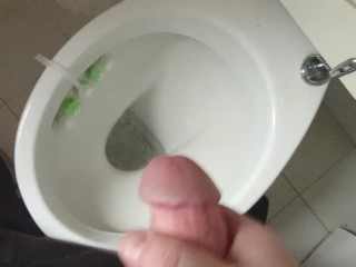Cumshot in the Bathroom