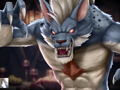 MATURE ELVEN AND CUTE BUNNY GIRL AT A WEREWOLF GANGBANG - LOOPQUEEN