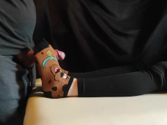 scooby doo makes me scooby cum sexy socks