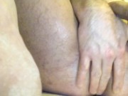 Hardcore Masturbation & Dildo Fuck Cumming Twice Draining My Balls & My Bladder At The End