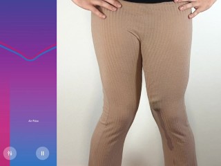 Massive Cock Hands Free Cumshot in Pants