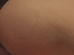 masturbating with small futuristic dildo in midnight