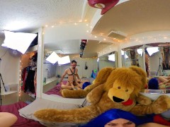 THIS AMAZING WILD BLUE HAIR GIRL 360 NIGHT - BEST VR EXPERIENCE