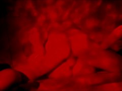 Horny college girl getting pound in crimson night