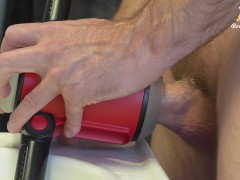 Calvin 9 Thrusting & Vibrating Massage Training and Masturbator 2 IN 1 BESTVIBE Sex Toy