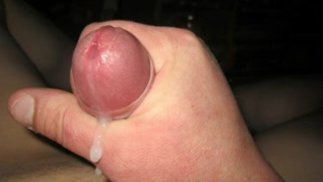 My cumshots with one testicle