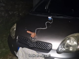Fucking my own Ass: the Story of the Car and Dildo!
