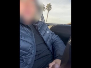 Jerking off in Car before Grocery Shopping