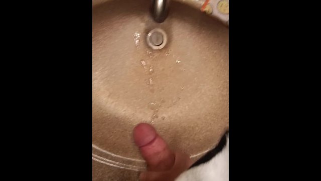 Shooting a fat load into the sink