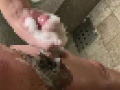 現役看護師お風呂で泡まみれ手コキ/素人/カップル/看護師/巨乳/美乳/乳首/お風呂/泡 - Screenshot 7 of 16 - Handjob