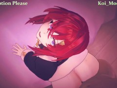 ANGKTRNちゃんのベッドでお尻が揺れちゃうほどの全力ピストンでエッチする