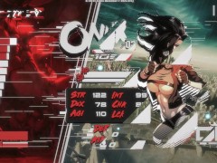 MUSCLE GOTHGIRL BEING FUCKED BY POLECEMEN - PURE ONYX