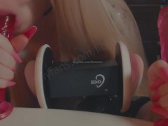 playing with two dildos at same time - Screenshot 8 of 16 - Asmr Roleplay