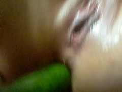 Разминка огурчиком к приходу Хозяина - Screenshot 7 of 16 - Masturbation