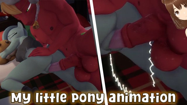 My little pony lets me fuck her until I cum inside her pussy (Furry animation) - Jazziuu