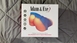 Adam & Eve - College Coed Backdoor Booty Ультрареалистичный анальный и вагинальный мастурбатор Open Box