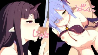 【H GAME】サキュバスダンジョン♡Hアニメーション① フェラ バック エロアニメ Hentai Anime Game