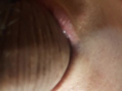 She sucked the head of my cock and my hairy balls a lot