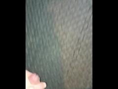 Aftermath of what happens after some "Fleshlight" fun... (3 huge cumshots)