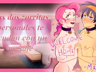 Tus Dos Zorritas Personales Te Ayudan Con un Masaje