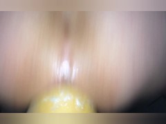Compilation Huge Vegetable anal fuck ( butternut squash) | Horsengine