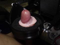 The robot drained my balls dry and produced a huge fountain of sperm!!!