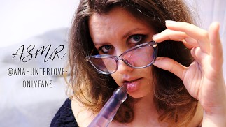 Watch your teacher suck a dildo ASMR