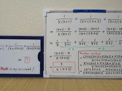 1/x-1/(x+1)-1/(x+2)+1/(x+3).[JapanMath](lesbian)