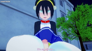 Тоф из Аватара дает вам хентай футджоб от первого лица